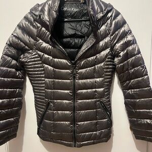 Calvin Klein Metallic Puffer Jacket